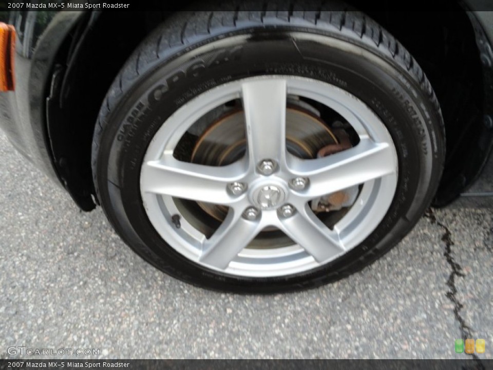 2007 Mazda MX-5 Miata Sport Roadster Wheel and Tire Photo #54611031