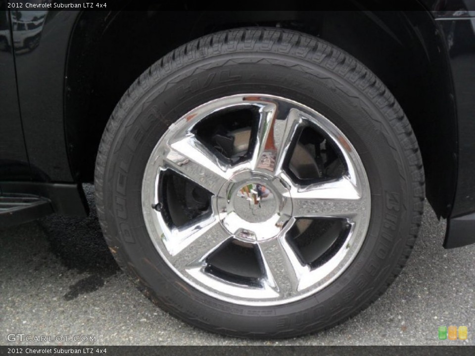 2012 Chevrolet Suburban LTZ 4x4 Wheel and Tire Photo #54612744
