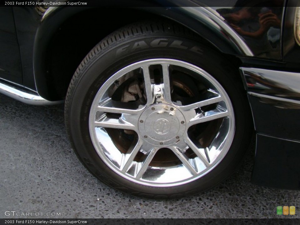2003 Ford F150 Harley-Davidson SuperCrew Wheel and Tire Photo #54612819