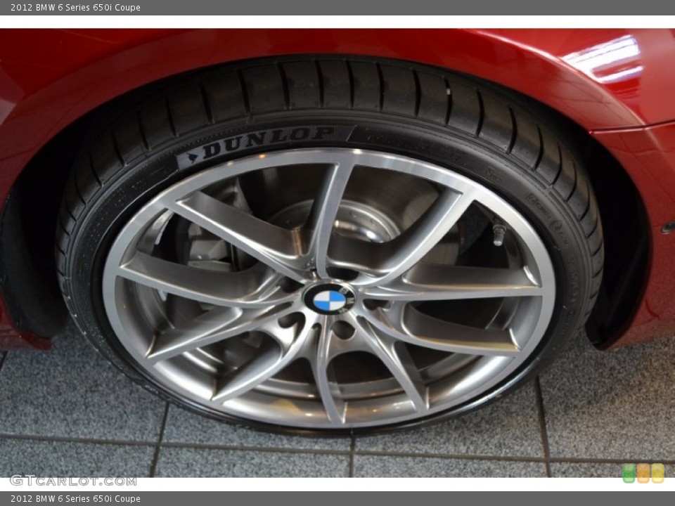2012 BMW 6 Series 650i Coupe Wheel and Tire Photo #54617682
