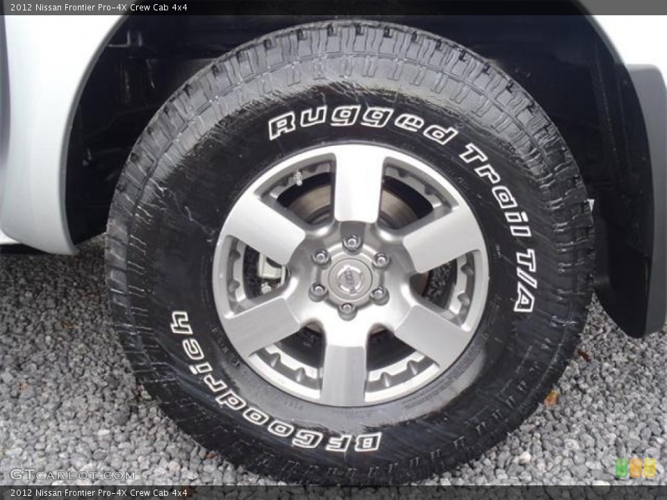 2012 Nissan Frontier Pro-4X Crew Cab 4x4 Wheel and Tire Photo #54621540