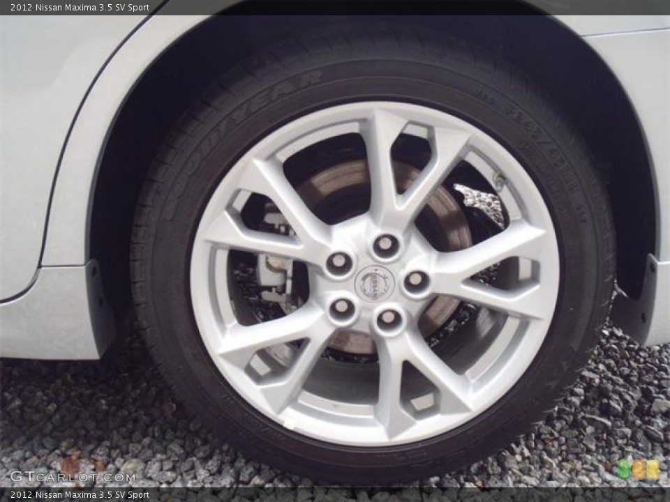 2012 Nissan Maxima 3.5 SV Sport Wheel and Tire Photo #54621687