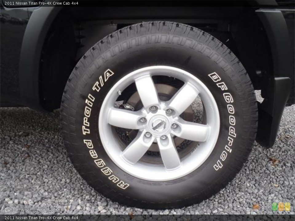 2011 Nissan Titan Pro-4X Crew Cab 4x4 Wheel and Tire Photo #54621858