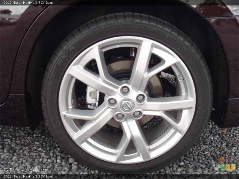 2012 Nissan Maxima 3.5 SV Sport Wheel and Tire Photo #54622380
