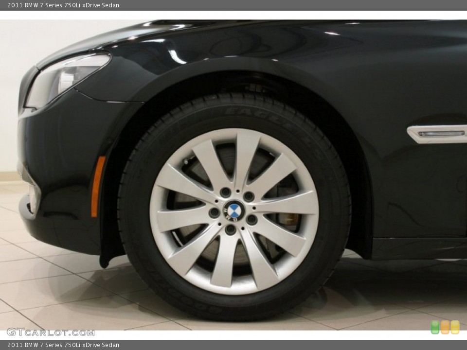 2011 BMW 7 Series 750Li xDrive Sedan Wheel and Tire Photo #54623565