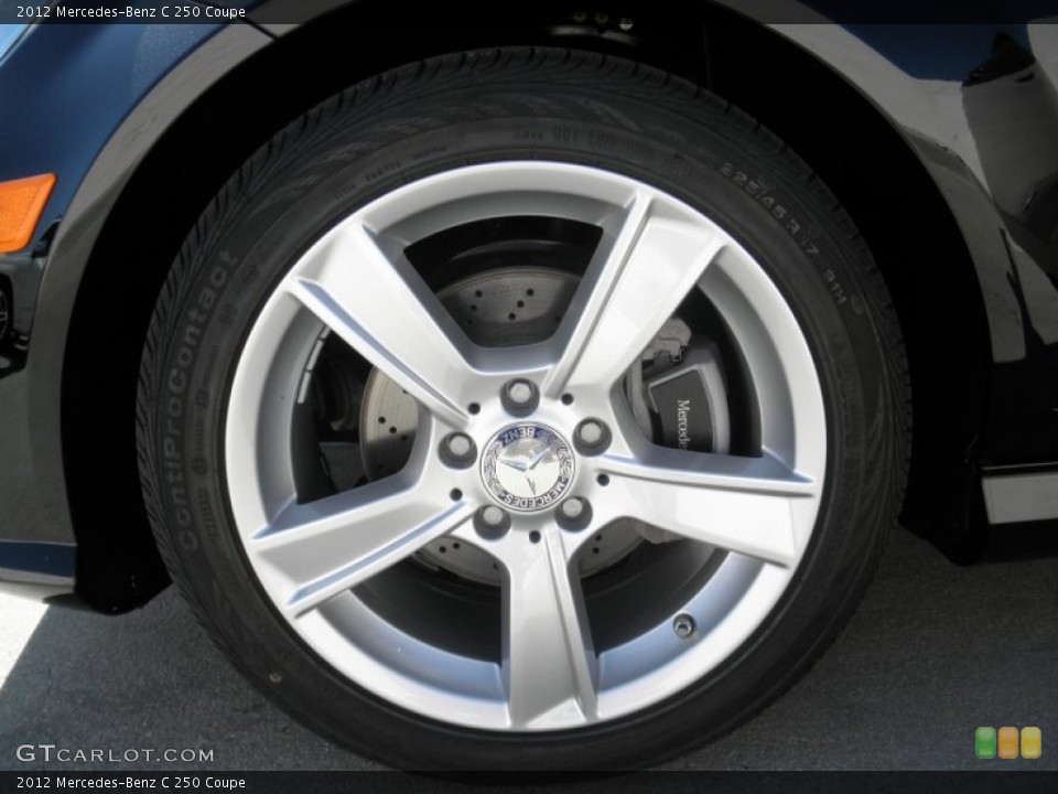 2012 Mercedes-Benz C 250 Coupe Wheel and Tire Photo #54629826