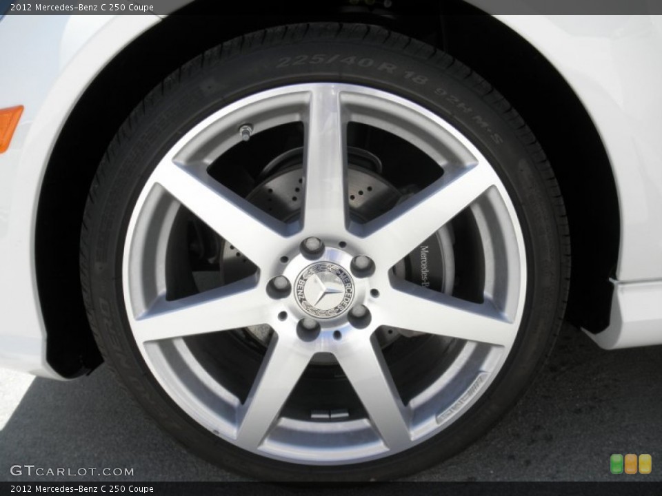 2012 Mercedes-Benz C 250 Coupe Wheel and Tire Photo #54629856