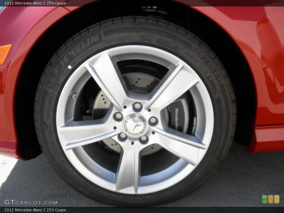 2012 Mercedes-Benz C 250 Coupe Wheel and Tire Photo #54629886