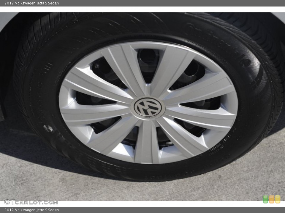 2012 Volkswagen Jetta S Sedan Wheel and Tire Photo #54635188