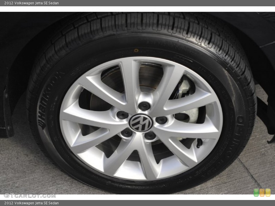 2012 Volkswagen Jetta SE Sedan Wheel and Tire Photo #54635730