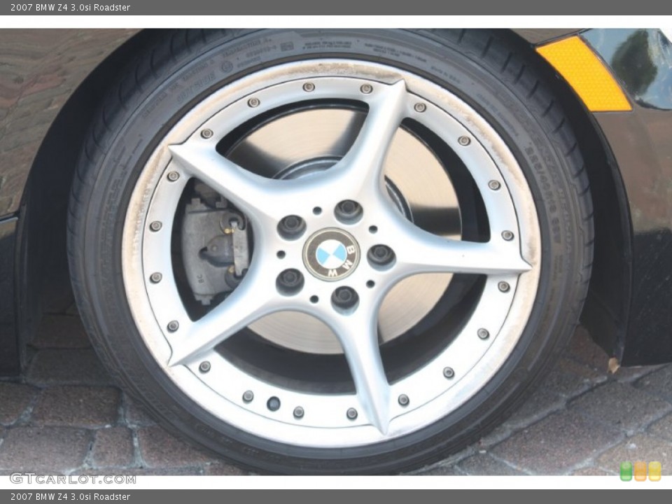 2007 BMW Z4 3.0si Roadster Wheel and Tire Photo #54636645
