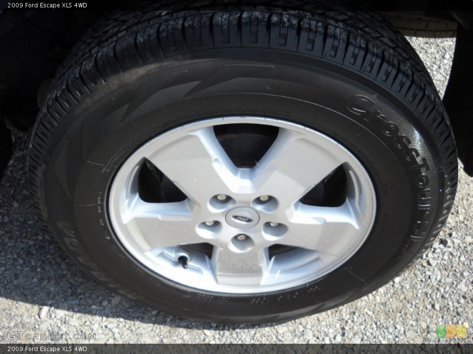 2009 Ford Escape XLS 4WD Wheel and Tire Photo #54640648