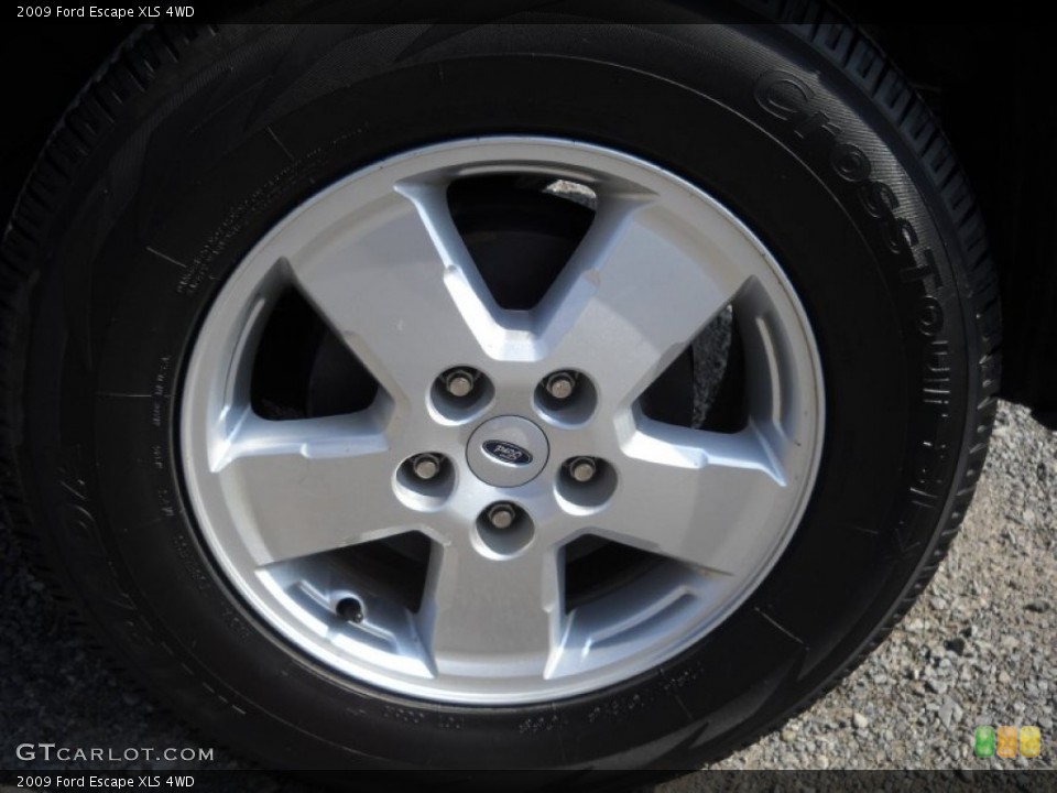 2009 Ford Escape XLS 4WD Wheel and Tire Photo #54640655