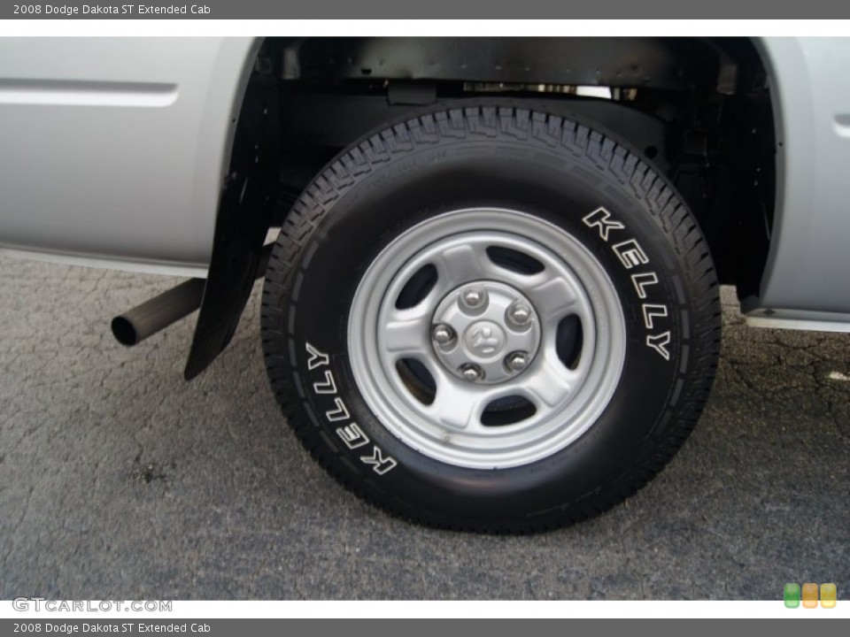 2008 Dodge Dakota ST Extended Cab Wheel and Tire Photo #54642603