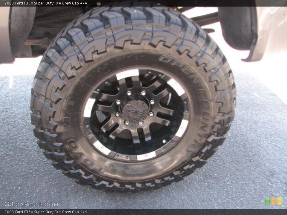 2003 Ford F350 Super Duty Custom Wheel and Tire Photo #54644352