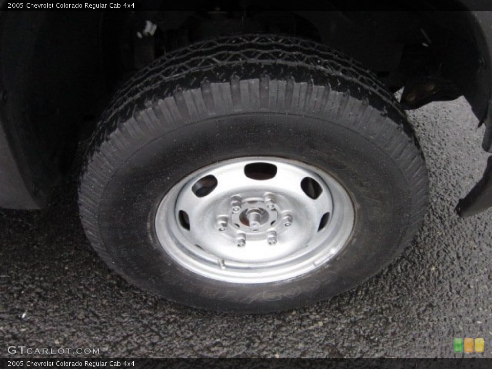 2005 Chevrolet Colorado Regular Cab 4x4 Wheel and Tire Photo #54645897