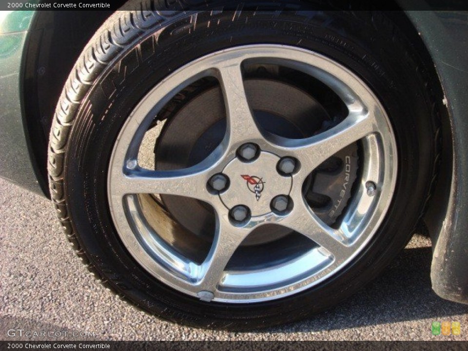 2000 Chevrolet Corvette Convertible Wheel and Tire Photo #54646389