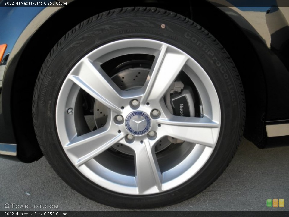 2012 Mercedes-Benz C 250 Coupe Wheel and Tire Photo #54647664