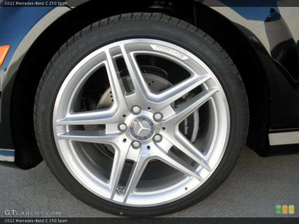 2012 Mercedes-Benz C 250 Sport Wheel and Tire Photo #54647940