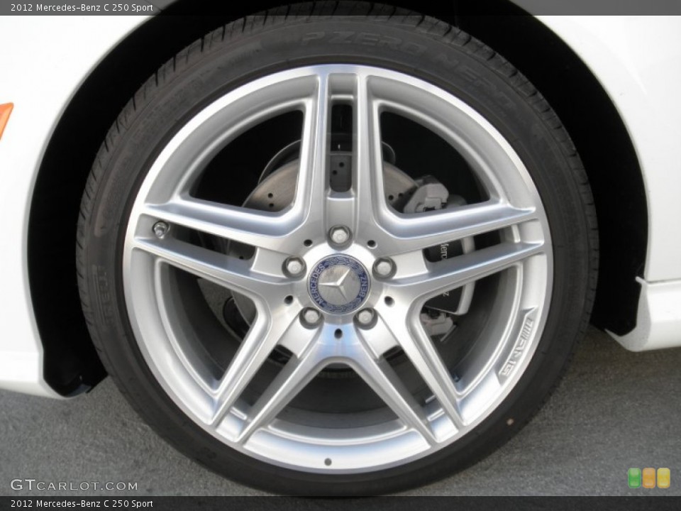 2012 Mercedes-Benz C 250 Sport Wheel and Tire Photo #54648120