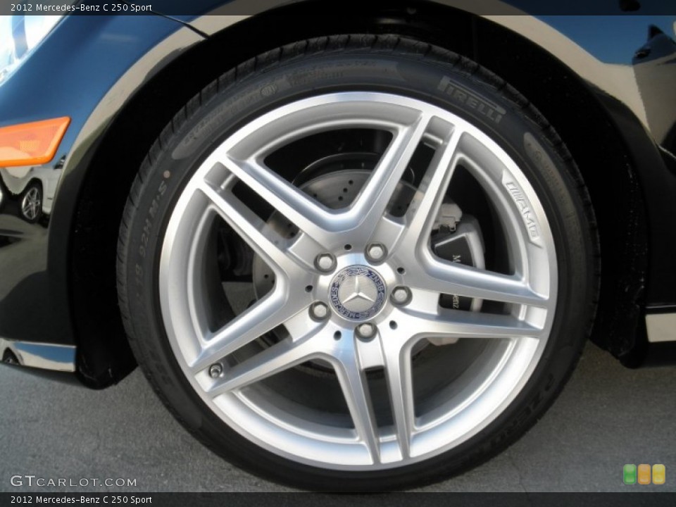 2012 Mercedes-Benz C 250 Sport Wheel and Tire Photo #54648207