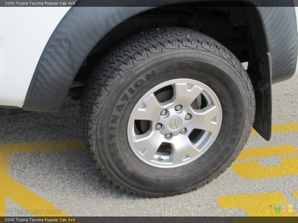 2006 Toyota Tacoma Regular Cab 4x4 Wheel and Tire Photo #54650187