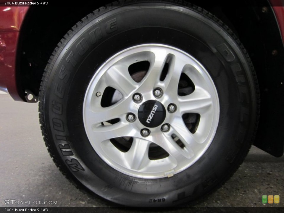 2004 Isuzu Rodeo S 4WD Wheel and Tire Photo #54653605