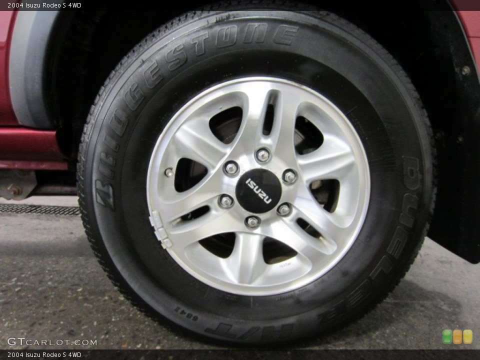 2004 Isuzu Rodeo S 4WD Wheel and Tire Photo #54653610