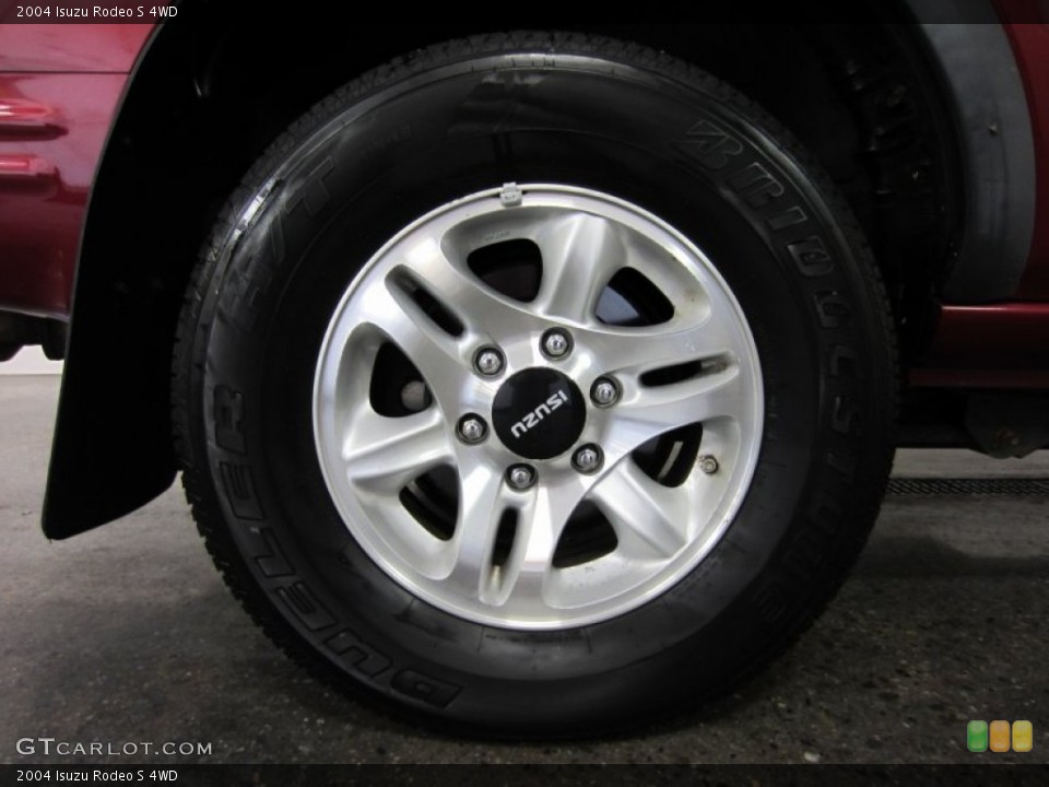 2004 Isuzu Rodeo S 4WD Wheel and Tire Photo #54653682