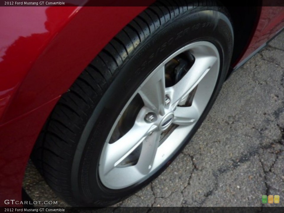 2012 Ford Mustang GT Convertible Wheel and Tire Photo #54656623