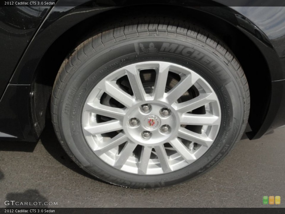 2012 Cadillac CTS 3.0 Sedan Wheel and Tire Photo #54656861