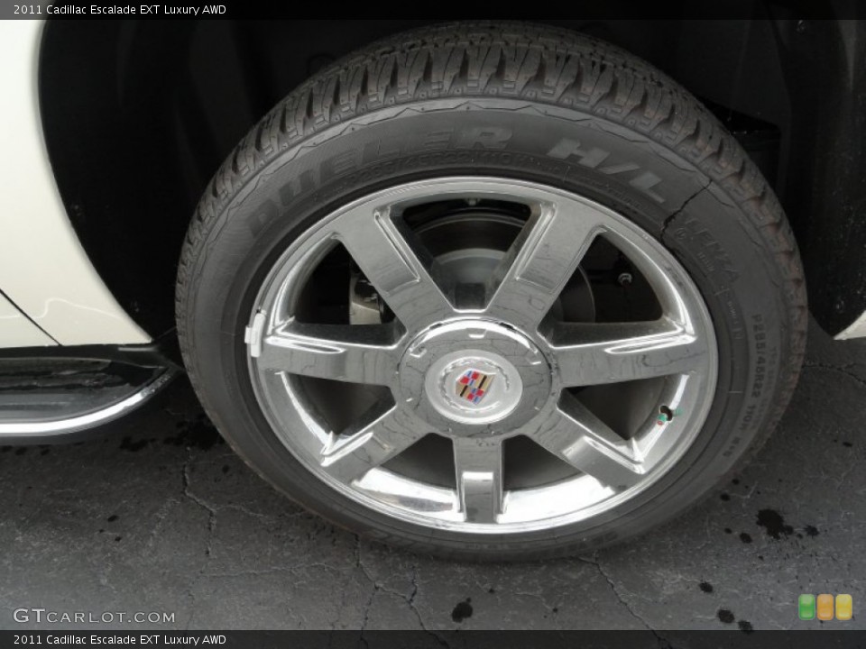 2011 Cadillac Escalade EXT Luxury AWD Wheel and Tire Photo #54657444