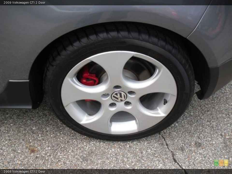 2009 Volkswagen GTI 2 Door Wheel and Tire Photo #54657702