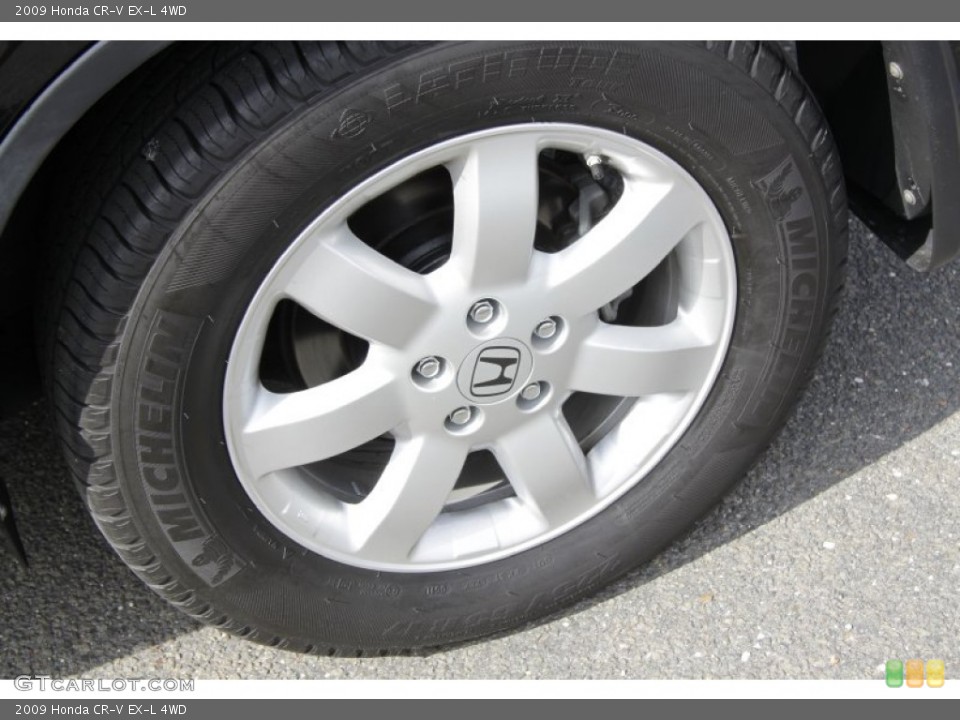 2009 Honda CR-V EX-L 4WD Wheel and Tire Photo #54658481