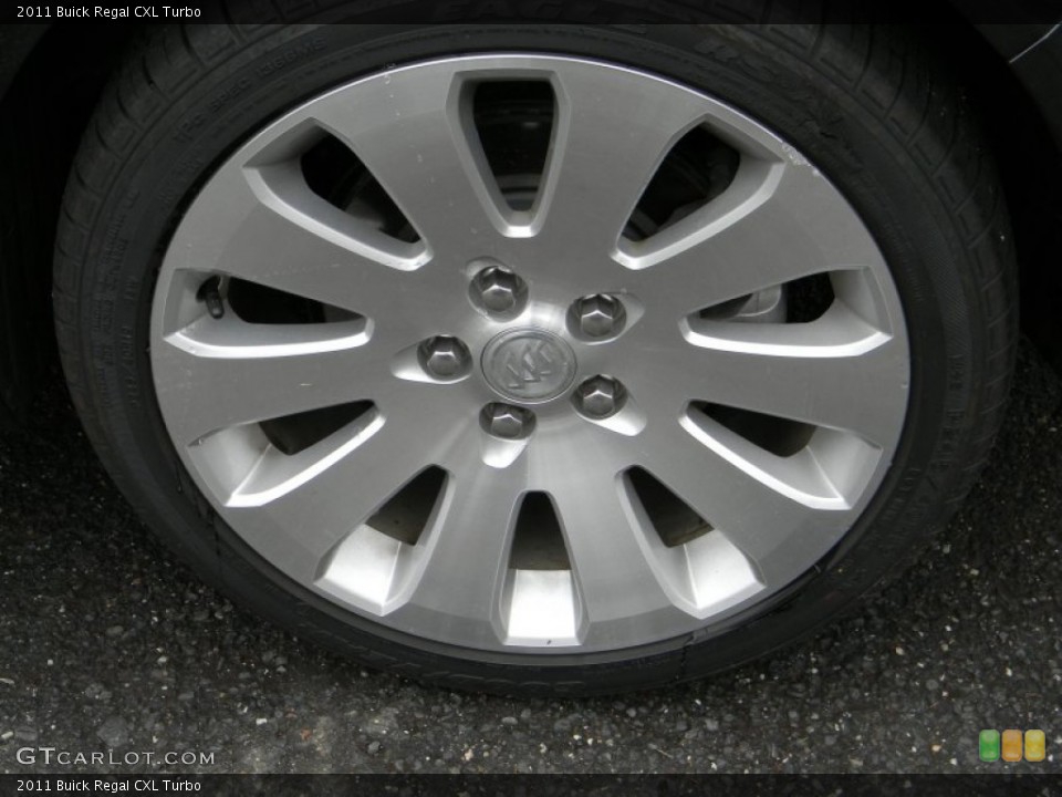 2011 Buick Regal CXL Turbo Wheel and Tire Photo #54662107