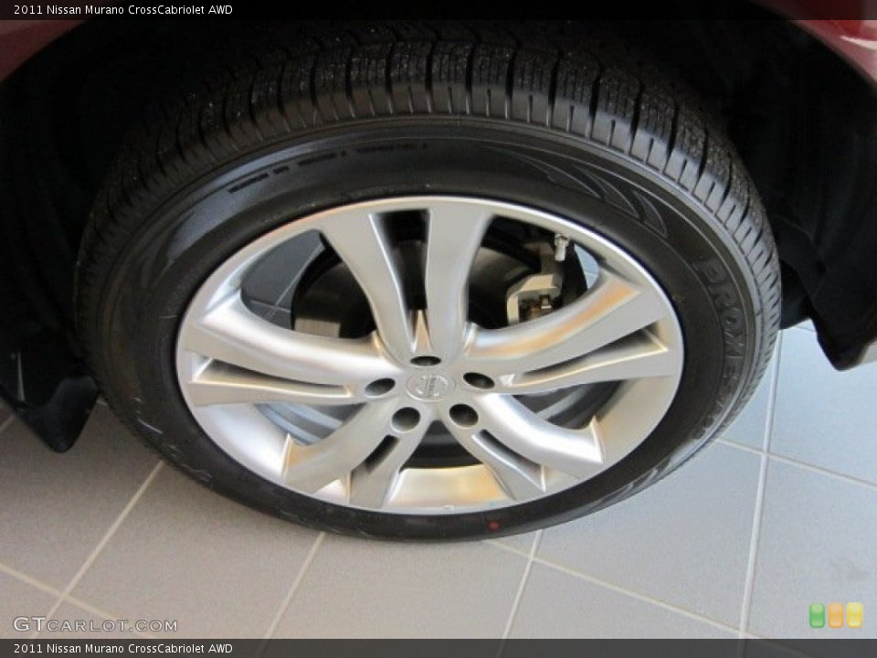 2011 Nissan Murano CrossCabriolet AWD Wheel and Tire Photo #54663583