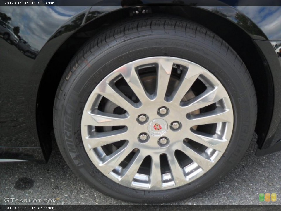 2012 Cadillac CTS 3.6 Sedan Wheel and Tire Photo #54665064