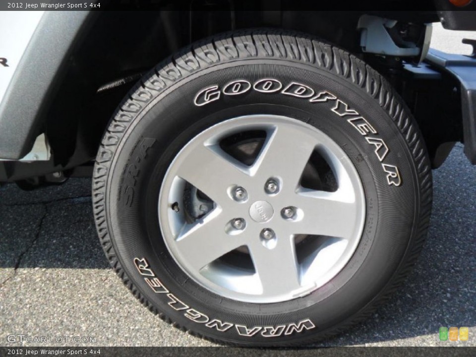 2012 Jeep Wrangler Sport S 4x4 Wheel and Tire Photo #54666798