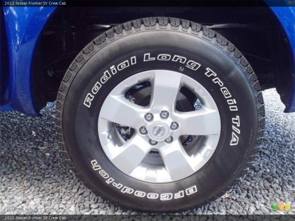 2012 Nissan Frontier SV Crew Cab Wheel and Tire Photo #54677230
