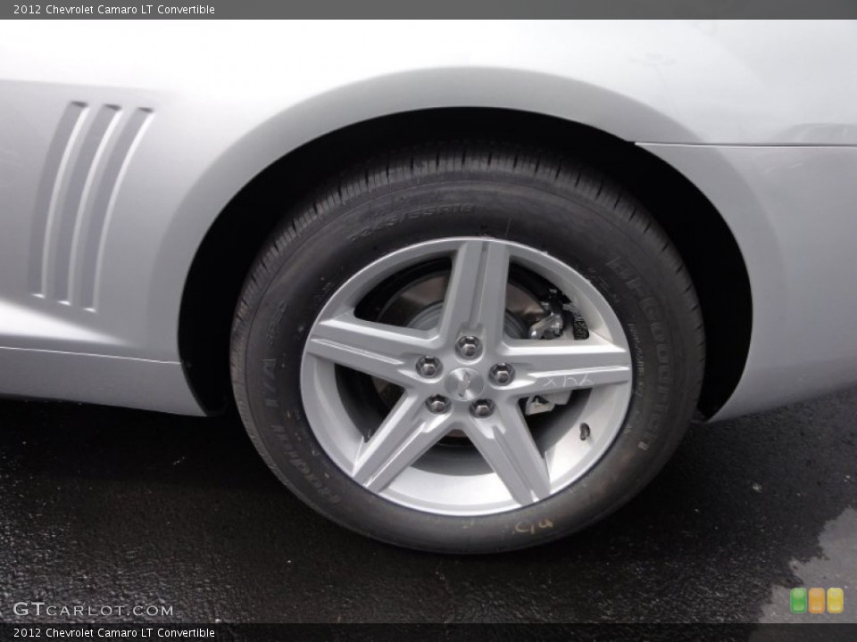2012 Chevrolet Camaro LT Convertible Wheel and Tire Photo #54678807