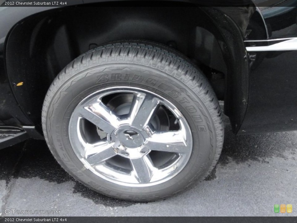 2012 Chevrolet Suburban LTZ 4x4 Wheel and Tire Photo #54679056