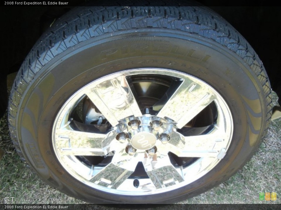 2008 Ford Expedition EL Eddie Bauer Wheel and Tire Photo #54686495