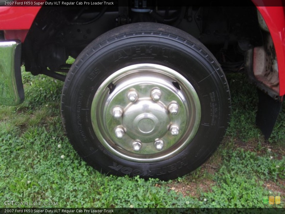 2007 Ford F650 Super Duty XLT Regular Cab Pro Loader Truck Wheel and Tire Photo #54690451