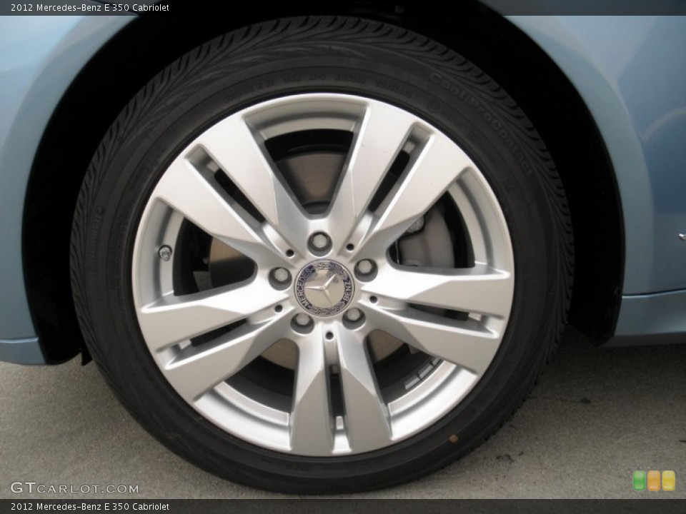 2012 Mercedes-Benz E 350 Cabriolet Wheel and Tire Photo #54691426