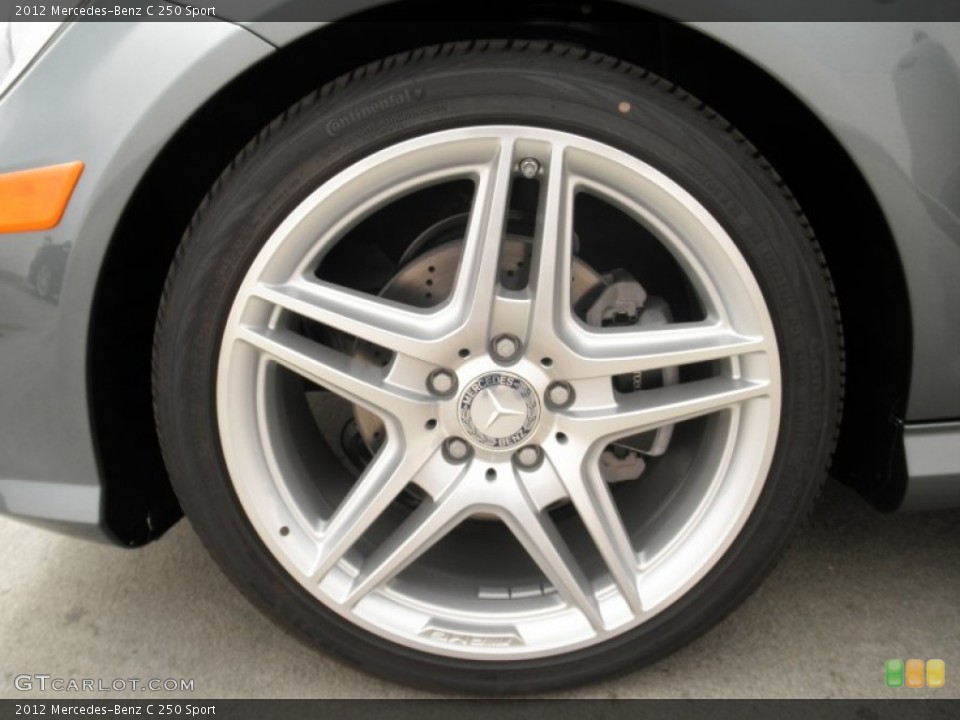 2012 Mercedes-Benz C 250 Sport Wheel and Tire Photo #54691971