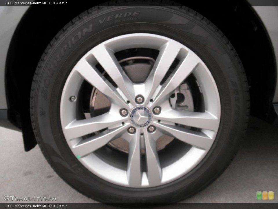 2012 Mercedes-Benz ML 350 4Matic Wheel and Tire Photo #54692416