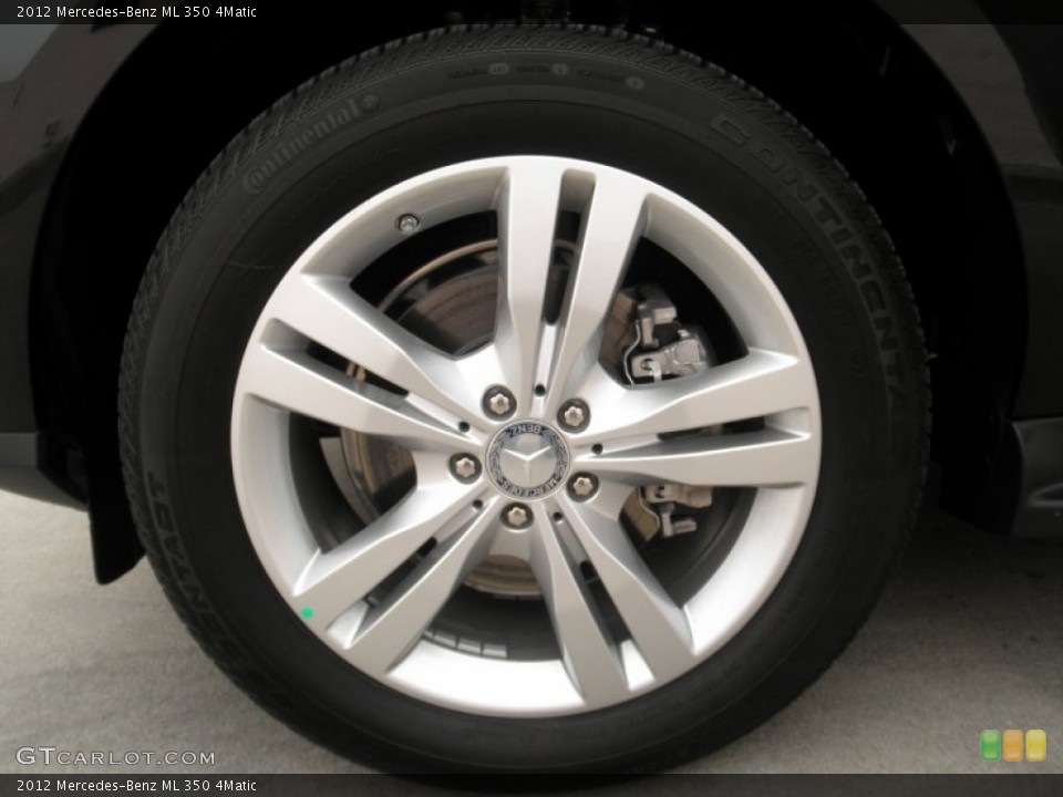 2012 Mercedes-Benz ML 350 4Matic Wheel and Tire Photo #54692505