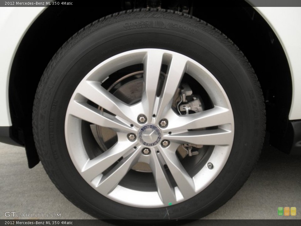 2012 Mercedes-Benz ML 350 4Matic Wheel and Tire Photo #54692596