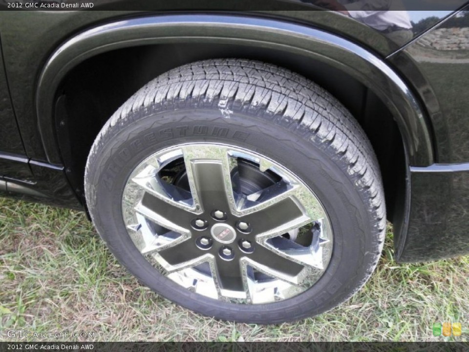 2012 GMC Acadia Denali AWD Wheel and Tire Photo #54695239
