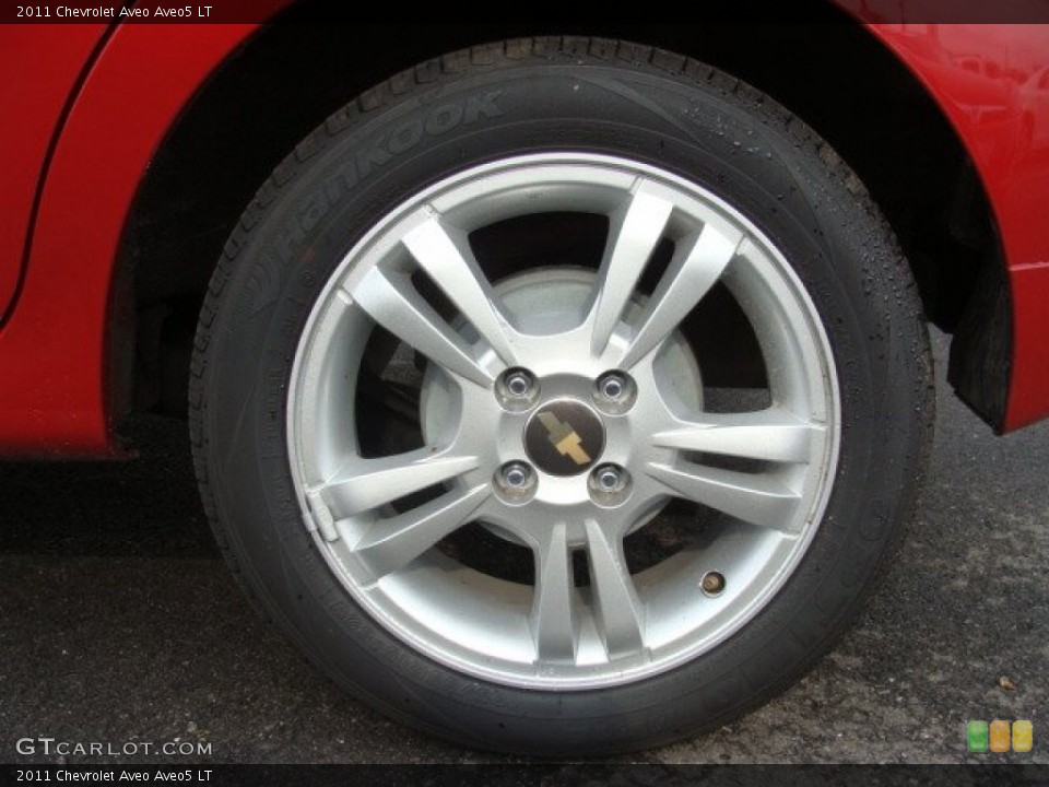 2011 Chevrolet Aveo Aveo5 LT Wheel and Tire Photo #54695752